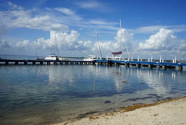 Marina Con Barche Vela Cienfuegos Cuba — Foto Stock