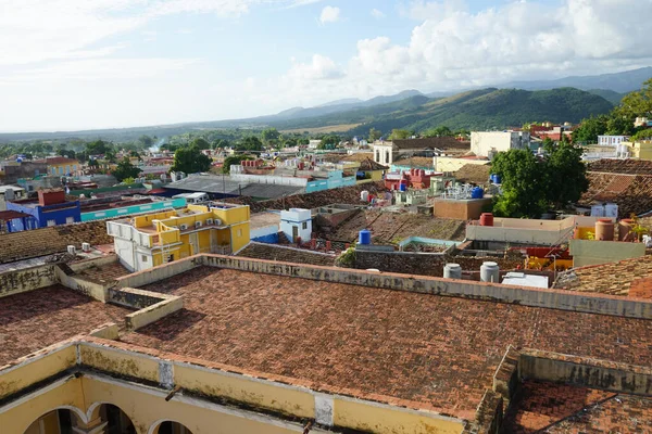 Вид Тринідад Вартової Башти Паласіо Кантеро Тринідад Куба — стокове фото