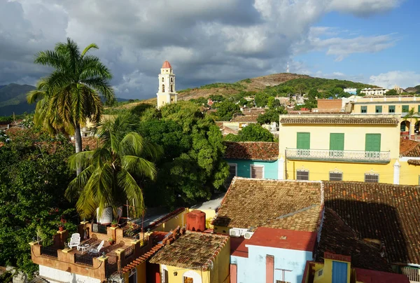 Vista Trinidad Palácio Cantero Torre Vigia Trinidad Cuba — Fotografia de Stock