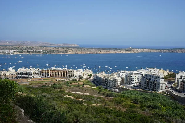 Wspaniała Architektura Mellieha Malta — Zdjęcie stockowe