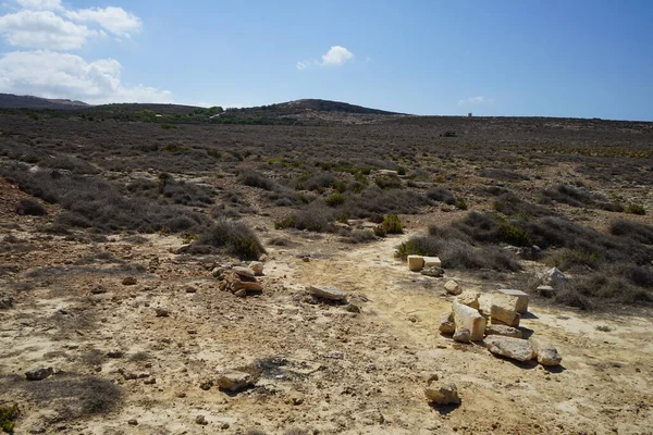 Maravilloso Paisaje Montaña Con Vegetación Única Resistente Sequía Triq Tal — Foto de Stock