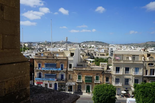 Vista Ciudad Desde Rotonda Mosta Mosta Malta — Foto de Stock