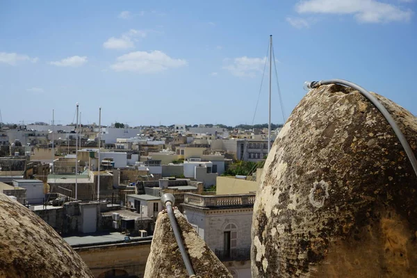 从Mosta的Rotunda俯瞰城市 马耳他Mosta — 图库照片