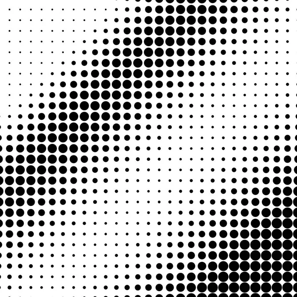 Vertical Gradient Black White Dots Halftone Texture Vector Illustration — Stock Vector