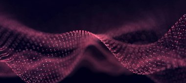 Bilgilerin yapısal bağlantısı. Ağ bağlantısında veri transferi. Soyut veri arkaplanı. Üç Boyut