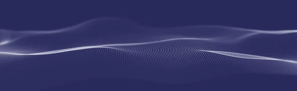 Musikalische Welle Der Teilchen Solide Strukturelle Verbindungen Abstrakter Hintergrund Mit — Stockfoto