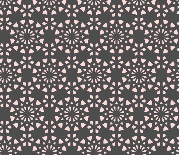 Motif vectoriel islamique arabe, bordure, décor, texture, fond. Modèle sans couture géométrique avec mosaïque de couleur arabe — Image vectorielle