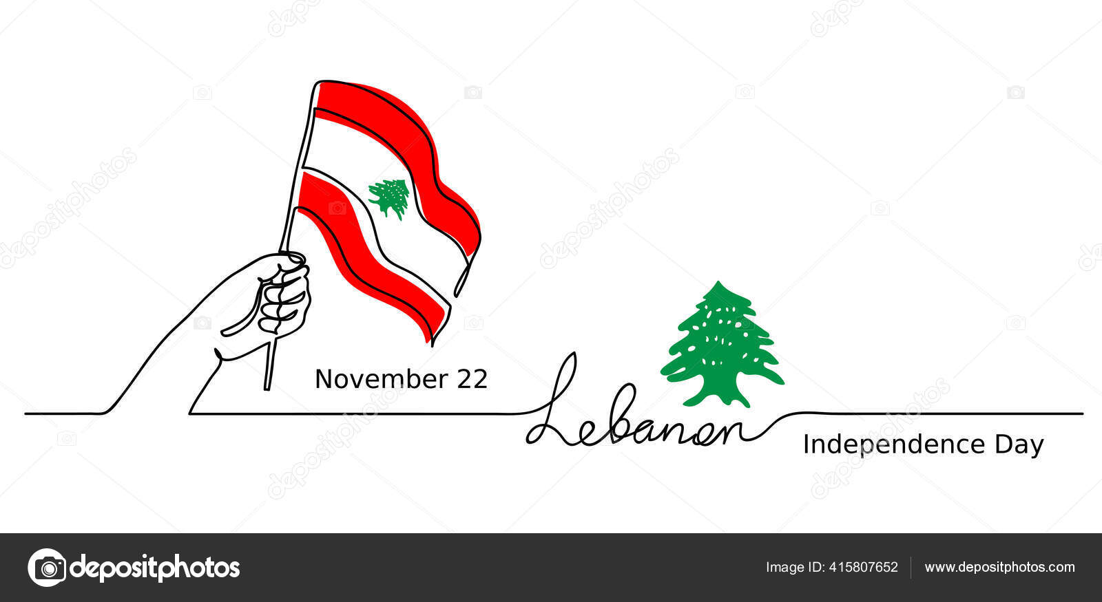 Lebanese Flag Tree