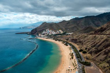 Las Teresitas Beach, Tenerife görünümü