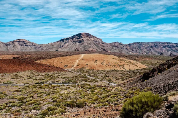 Vista sul Parco Naturale del Teide dalla funivia — Foto Stock