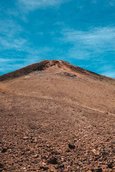 Ritratto della vetta del Teide, vulcano più alto e montagna — Foto Stock