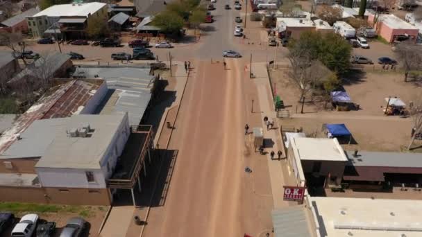 ถนนอัลเลนที่โด่งดังใน Tombstone, Arizona — วีดีโอสต็อก