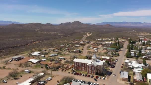 Oude rechtbank in Coconino, Arizona — Stockvideo