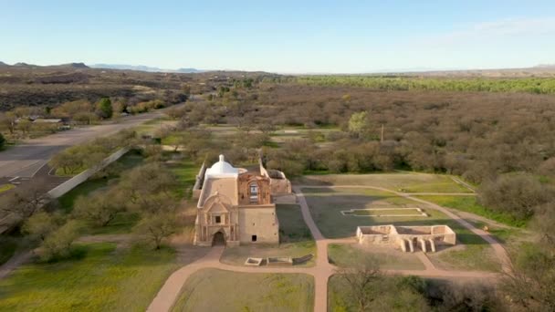 Arizona, ABD 'deki Tumacacori hava üssü. — Stok video