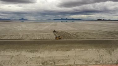 Arizona 'daki Yeşil Vadi' deki Bir Mayın Döküntüsünün Havadan Görünümü