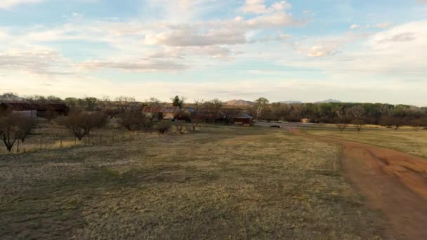 Historic Empire Ranch In Sonoita, Arizona, USA, během léta. — Stock video