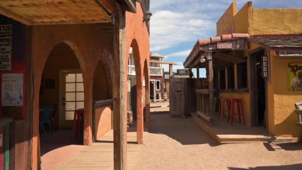 Conjunto de filmes e parque da cidade de Wild West em Tombstone, Arizona — Vídeo de Stock