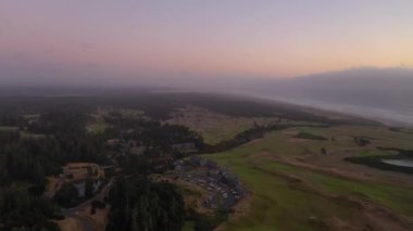 Bandon Dunes Golf Sahası ve Tatil Köyü 'nün güzel hava manzarası
