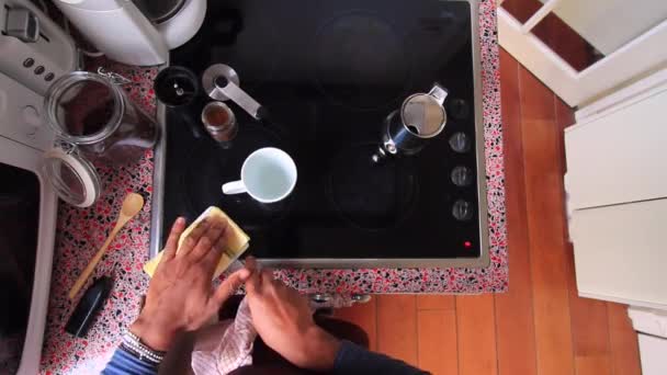 Personne Faisant Café Avec Beurre Biologique Huile Mct — Video
