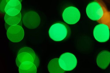 Soyut gece lambası Bokeh odaklanmış arka plan. Noel arkaplanı.