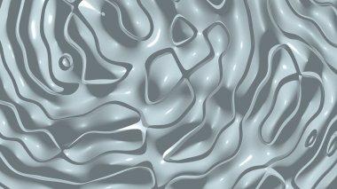 Çeşitli uygulamalar için ışık ve gölgelerle birlikte açık mavi renkli basit desenlerin üç boyutlu soyut arkaplanı