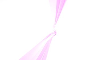 Aydınlatma ve gölgeli parlak mor renkli kıvrımlı geometrik desenlerin üç boyutlu soyut ışık arkaplanı