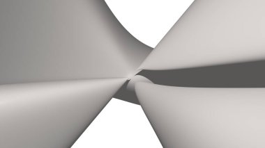 Renkli alanlara ihtiyaç duyan çeşitli uygulamalar için ışık ve gölgeli deniz kabuğu renginin eğimli geometrik desenlerinin kaotik üç boyutlu soyut arkaplanı
