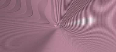 Renkli alanlara ihtiyaç duyan çeşitli uygulamalar için ışık ve gölgelerle birlikte PALE VIOlet 'in eğri geometrik desenlerinin kaotik üç boyutlu soyut arka planı