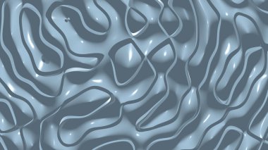 Renkli alanlara ihtiyaç duyan çeşitli uygulamalar için ışık ve gölgeli Iceberg renginin basit modellerinin üç boyutlu soyut arkaplanı