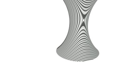 Ortasında doku ve kasırga şekli olan kabataslak yüzeyin 3 boyutlu çizimi tarafından yapılan beyaz balkabağı üzerindeki renkli sunum arkaplanı