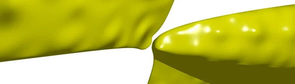 Εξαιρετικά Ευρεία Εικόνα Από Yellow Μονόχρωμη Καμπυλωτή Αφηρημένη Εικόνα Φόντου — Φωτογραφία Αρχείου