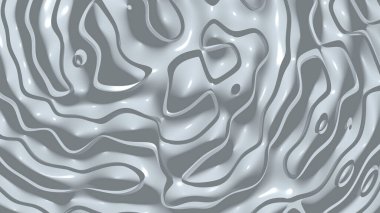 Renkli alanlara ihtiyaç duyan çeşitli uygulamalar için ışık ve gölgeli solgun su renginin basit desenlerinin üç boyutlu soyut arkaplanı. Resim ve mavi