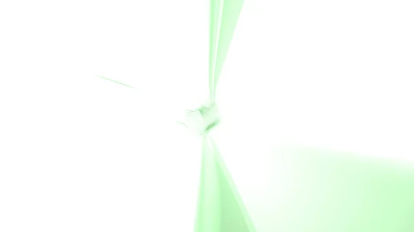 Хаотичный Трехмерный Абстрактный Светлый Фон Изогнутых Геометрических Узоров Ярко Зеленого — стоковое фото