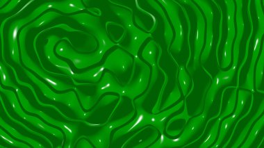 Pakistan yeşil renginin basit desenlerinin üç boyutlu soyut arkaplanı. Renkli alanlara ihtiyaç duyan çeşitli uygulamalar için ışık ve gölgeler. İllüstrasyon ve Asya