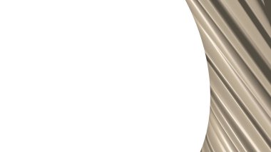 Kabataslak yüzeyin 3 boyutlu çizimi ve ortasındaki doku ve hortum şekli ile beyaz üzerine iri yapılı ahşabın renkli bir sunumu. Tahta ve kahverengi