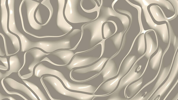 Простой 3D абстрактный фон из монохромного Персикового цвета с тенью и окраской подходит для добавления различных материалов. иллюстрация и дизайн