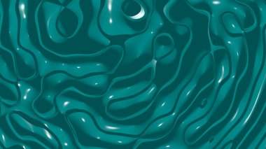 Tek renkli derin orman yeşilinin sade üç boyutlu soyut arkaplanı. Gölge ve çeşitli malzemeler eklemek için uygun renklerle. mavi ve resimleme