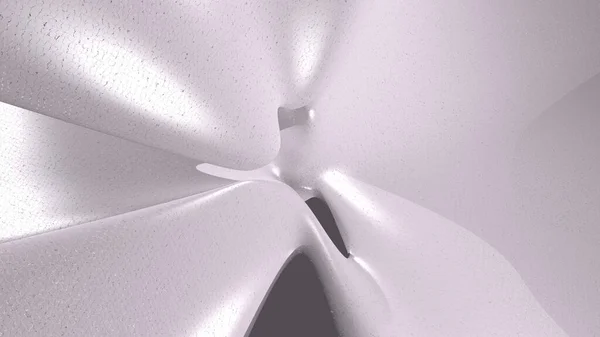 Иллюстрация Геометрической Формы Цвета Чертополоха Белом Абстрактном Фоне Виде Изогнутой — стоковое фото