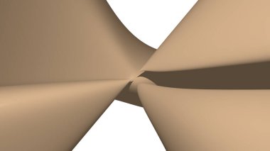 Renkli alanlara ihtiyaç duyan çeşitli uygulamalar için ışık ve gölgeli kumlu kahverengi renkli kaotik üç boyutlu geometrik desenler. kumsal ve mavi