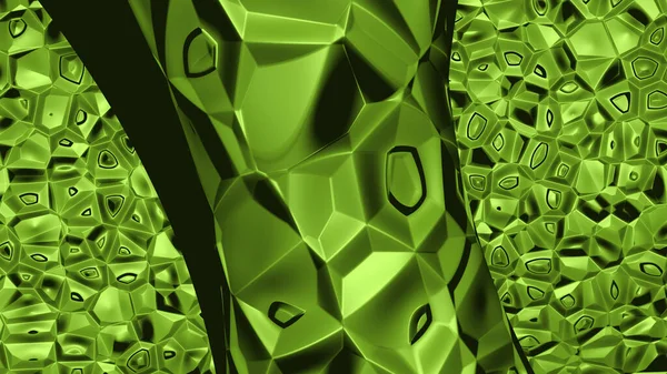 Sfondo Colorato Verde Giallo Realizzato Con Illustrazione Superficie Ruvida Con — Foto Stock