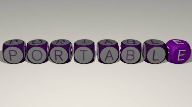 Ayna zemininde kübik harflerle düzenlenmiş taşınabilir bulmacalar, kavram anlamı ve sunum. Resim ve arkaplan