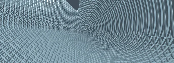 Ультраширокая Трехмерная Иллюстрация Геометрической Формы Светло Голубого Цвета Белом Абстрактном — стоковое фото
