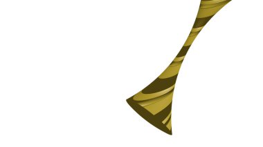 DARK GOLDEN ROD 'un üç boyutlu kabataslak yüzey çizimi ile ortaya dokuma ve kasırga şeklinde yapılmış beyaz üzerine renkli bir sunum arka planı. soyut ve siyah