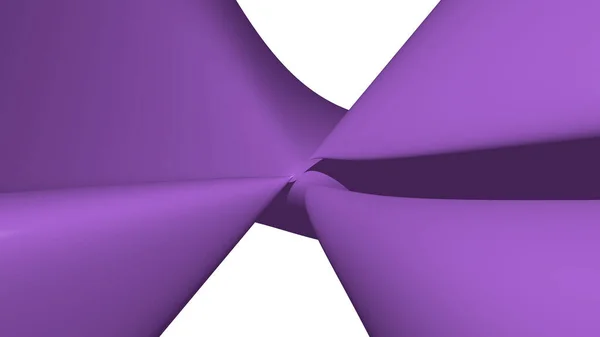 Иллюстрация Геометрической Формы Синего Фиолетового Цвета Белом Абстрактном Фоне Виде — стоковое фото