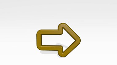 e- posta eylemi 3B simge döküm gölgesi gönder - iş ve iletişim için 3B illüstrasyon