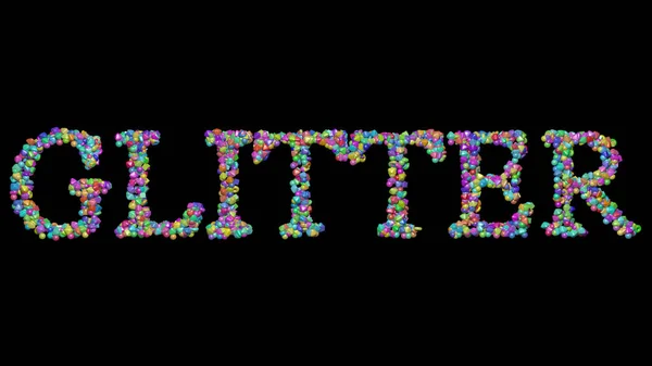 Glitter Ilustrace Textu Malých Objektů Černém Pozadí Stíny Pro Abstraktní — Stock fotografie
