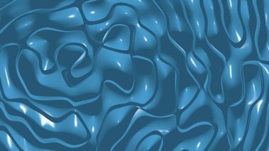 Renkli alanlara ihtiyaç duyan çeşitli uygulamalar için yeşil mavi renkli ve gölgeli basit desenlerin üç boyutlu soyut arkaplanı