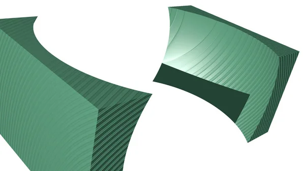 Fondo Colorido Verde Marino Sobre Blanco Hecho Por Ilustración Superficie —  Fotos de Stock