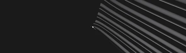 Ultrabreite Illustration Einer Geometrischen Form Mit Gespenstischer Weißer Farbe Auf — Stockfoto