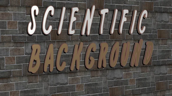 Scientific Background Text Textured Wall Illustration Abstract Science — 图库照片